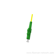 LC Fiber Optic Connector with Short Boot